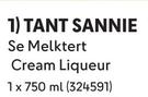 Tant Sannie Se Melktert Cream Liqueur-750ml Eac