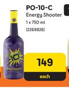 PO-10-C Energy Shooter-750ml Each
