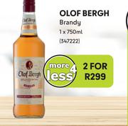 Olof Bergh Brandy-For 2 x 750ml
