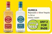 Olmeca Reposado Or Silver Tequila-For 2 x 750ml