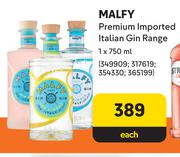 Malfy Premium Imported Italian Gin Range-750ml Each