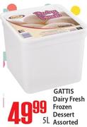 Gattis Dairy Fresh Frozen Desert Assorted-5Ltr