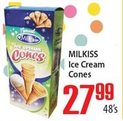 Milkiss Ice Cream Cones-48's Pack