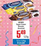 Henro Super Cream Biscuits Assorted-125g