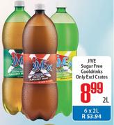 Jive Sugar Free Cooldrinks (Only Excl Crates)-2Ltr Each