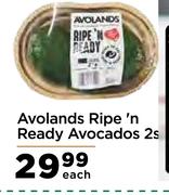Avolands Ripe n Ready Avocados-2s Each
