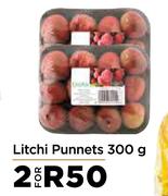 Litchi Punnets-For 2 x 300g