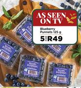 Blueberry Punnets-For 5 x 125g