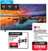 LG 164cm (65") Smart UHD Nano Cell TV 65NANO776RA.AFBB