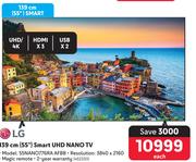 LG 139cm (55") Smart UHD NANO TV 55NANO776RA AFBB