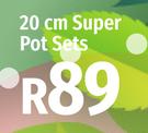 Garden Master 20cm Super Pot Sets