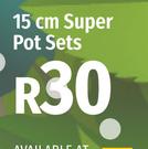Garden Master 15cm Super Pot Sets