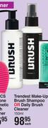 Trendest Make-Up Brush Shampoo Or Daily Brush Cleaner 150ml-Each