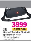 JBL Xtreme 2 Portable Bluetooth Speaker Gun Metal