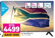 Hisense 43"(109cm) A4K Smart TV 