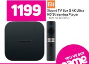 Mi Xiaomi TV Box S4K Ultra HD Streaming Player