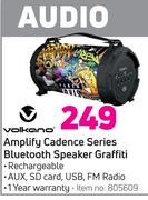 Vokano Amplify Cadence Series Bluetooth Speaker Graffiti