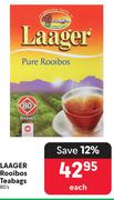 Laager Rooibos Teabags-80's Each