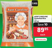 Aunt Caroline Parboiled Rice-5Kg Each