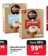 Nescafe Gold Cappuccino (All Variants)-20's Each
