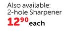 CNA 2 Hole Sharpener-Each