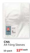 CNA Filing Sleeves 50-Pack-Each