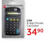 CNA 8-Digit Pocket Calculator