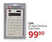 CNA 12-Digit Desktop Calculator