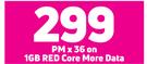 Samsung Galaxy A13 4G Smartphone-On 1GB Red Core More Data