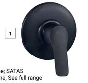 Builders Trend Range (Shower Mixer) Matt Black