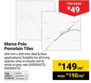Marco Polo Porcelain Tiles-600mm x 600mm Per Sqm