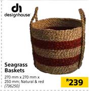 Design House Seagrass Baskets 270mm x 270mm x 250mm