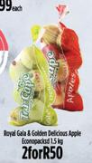 Royal Gala & Golden Delicious Apple Econopacksd-For 2 x 1.5kg