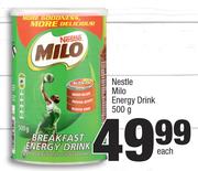 Nestle Milo Energy Drink-500g Each