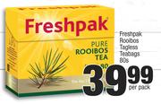 Freshpak Rooibos Tagless Teabags-80's Per Pack