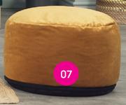 Velvet Ottomans-Each