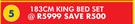 Sleepmasters 183cm King Bed Set