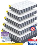 Sleepmasters 183cm King Bed Set