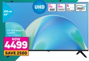 Hisense 43" UHD Smart TV 43A6H