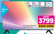 Hisense 43" Smart TV 43A4H