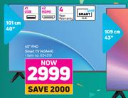 Hisense 40" FHD Smart TV 40A4H