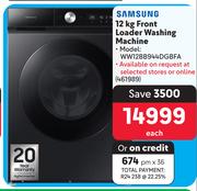 Samsung 12Kg Front Loader Washing Machine WW12BB944DGBFA