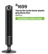 Taurus Fan Turbo Tower (Plastic Grey) 84cm 45W ab0f7515