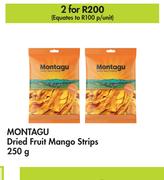 Montagu Dried Fruit Mango Strips-For 2 x 250g