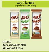 Nestle Aero Chocolate Slab (All Variants)-For 3 x 85g