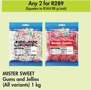 Mister Sweet Gums & Jellies (All Variants)-For 2 x 1Kg