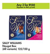 Sally Williams Nougat Box (All Variants)-For 2 x 125/150g
