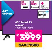 Hisense 43"(109cm) Smart TV 43A4K