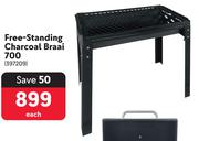 0Free Standing Charcoal Braai 700