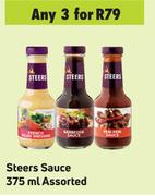 Steers Sauce Assorted-For 3 x 375ml